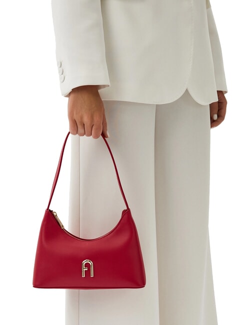 DIAMANTE  Geantă de umăr, piele roșu venețian - Genți femei