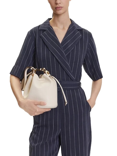 SFERA  Geantă mini din piele CREMĂ - Genți femei