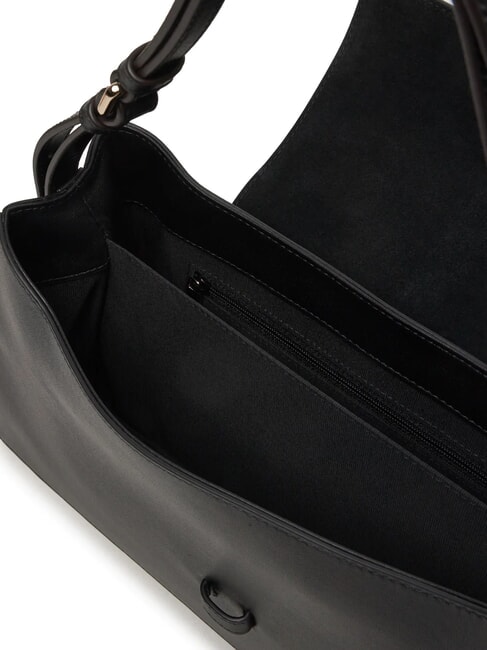 CAMPIONARIO - NUVOLA  Geantă semirigidă din piele negru - Genți femei