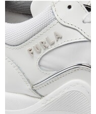 FURLA CAMPIONARIO - WONDERLACE UP Teniși pentru femei pudră de talc h+culoare argintie - Pantofi femei - 4