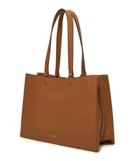 FURLA NUVOLA  Geantă de umăr din piele coniac - Genți femei - 3