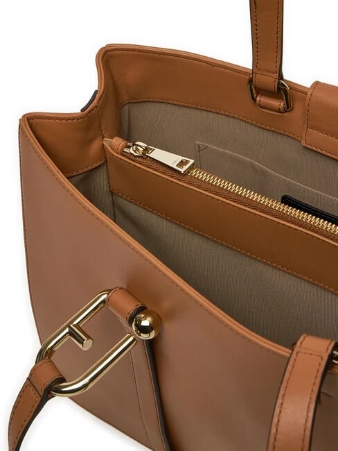 CAMPIONARIO - NUVOLA  Geantă de umăr din piele coniac - Genți femei