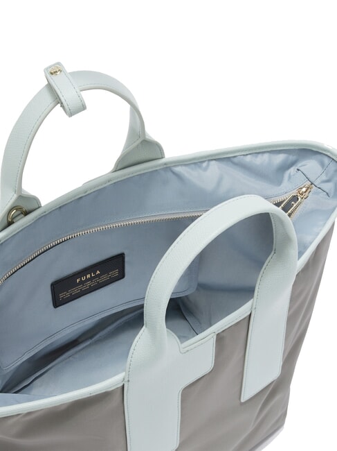 PIUMA  Geantă de m&acirc;nă cu curea de umăr frasin+celest+artemisia - Genți femei