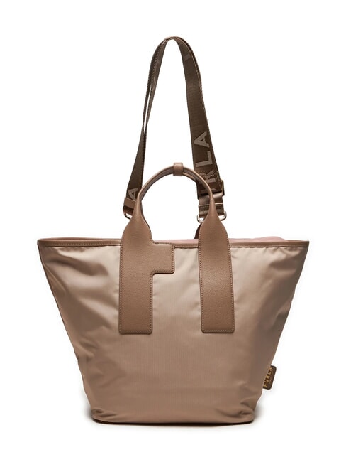 PIUMA  Geantă de m&acirc;nă cu curea de umăr balerină i+alba+greige - Genți femei