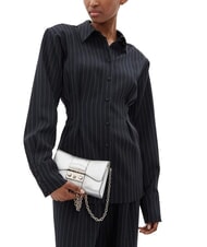 FURLA CAMPIO - METROPOLIS Geantă de umăr mini CULOARE ARGINT - Genți femei - 2