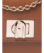 FURLA CAMPIONARIO - 1927 Geantă mini din piele coniac - Genți femei - 6