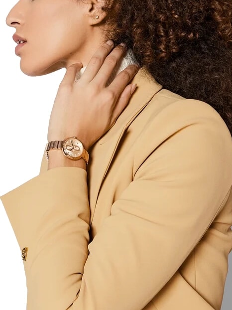 CAMPIONARIO - COSY Ceas cu funcție doar de timp CULOARE DE AUR ROSE - Ceasuri