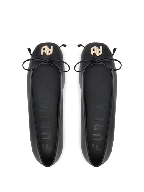 BALLET Balerine din piele negru - Pantofi femei