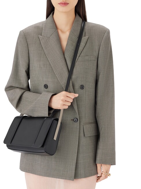 CAMPIONARIO - RIVA  Geantă de umăr negru+vanilie - Genți femei