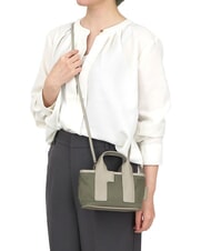 FURLA CAMPIONARIO - PIUMA Geantă micro cu curea de umăr salvie+vetiver+marmură c - Genți femei - 5