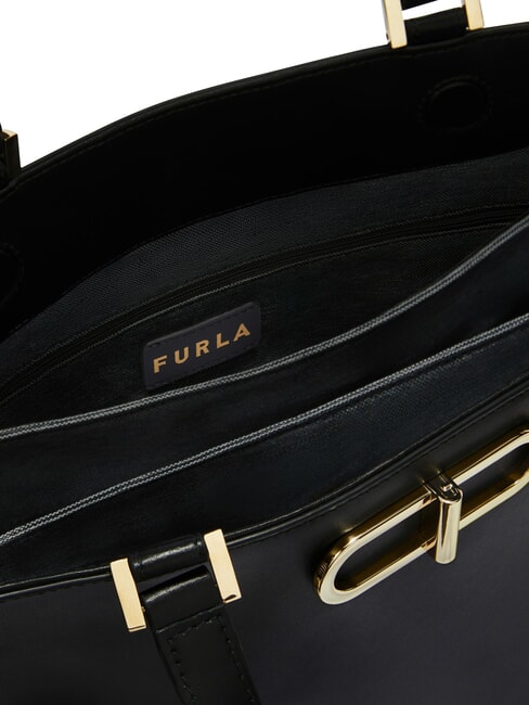 CAMPIONARIO - TEIA Geantă de piele negru - Genți femei