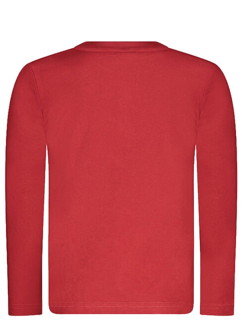 CORE Tricou cu m&acirc;necă lungă dalie roșie - Tricou copil