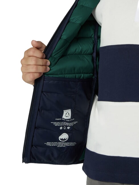 EXPLORER Geacă unisex cu puf albastru marin - Jachete pentru copii