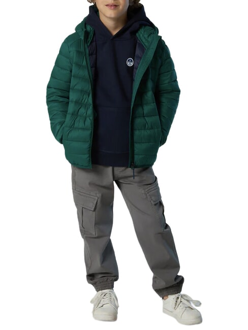EXPLORER Geacă unisex cu puf biom forestier - Jachete pentru copii