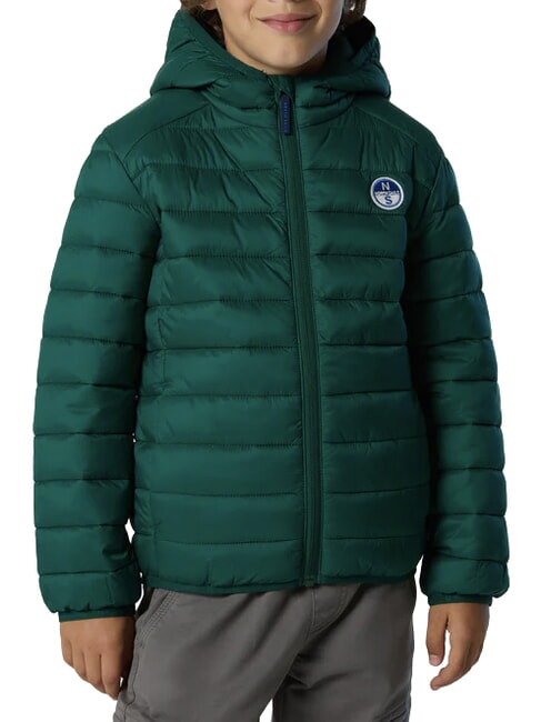 EXPLORER Geacă unisex cu puf biom forestier - Jachete pentru copii