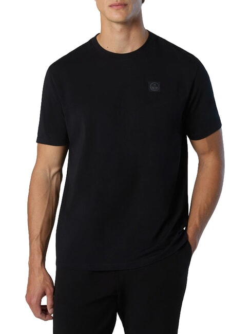 NORTH TECH Tricou 100% bumbac negru - tricou