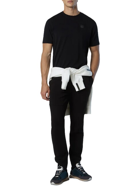 NORTH TECH Tricou 100% bumbac negru - tricou