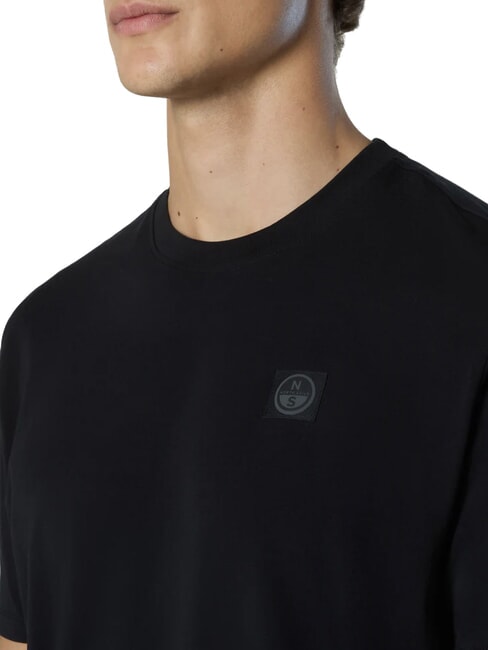 NORTH TECH Tricou 100% bumbac negru - tricou