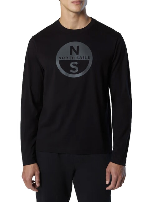 CORE Tricou cu m&acirc;necă lungă negru - tricou