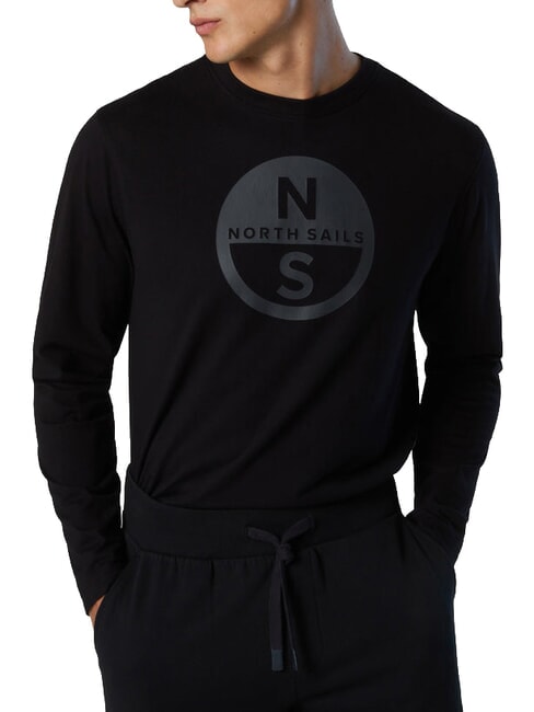 CORE Tricou cu m&acirc;necă lungă negru - tricou