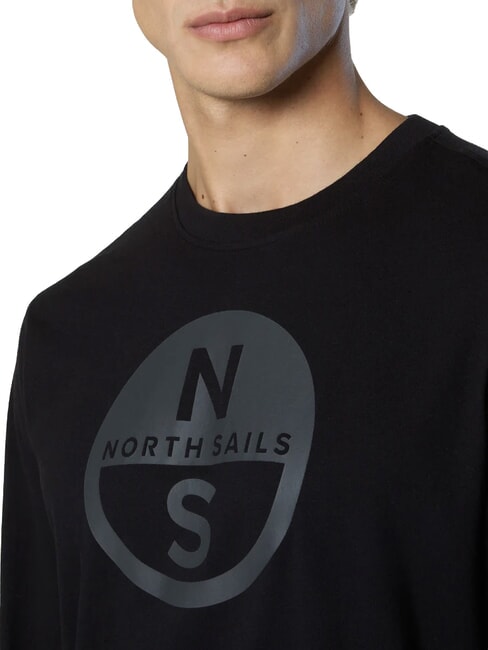 CORE Tricou cu m&acirc;necă lungă negru - tricou