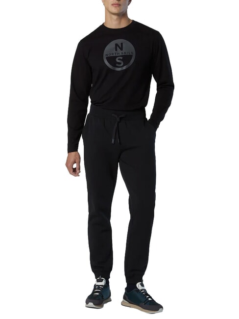 CORE Tricou cu m&acirc;necă lungă negru - tricou