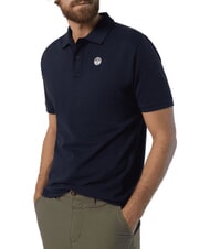 NORTH SAILS BASIC Tricou polo cu maneca scurta din bumbac albastru marin - maiou Polo - 3