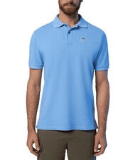 NORTH SAILS BASIC Tricou polo cu maneca scurta din bumbac albastru deschis - maiou Polo - 2