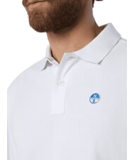 NORTH SAILS BASIC Tricou polo cu maneca scurta din bumbac alb - maiou Polo - 5