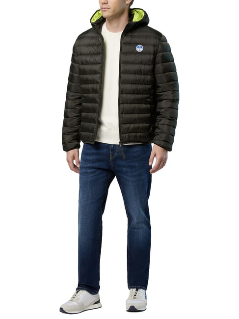 ROUND LOGO Hanorac cu guler rotund din bumbac Bezea - hanorace