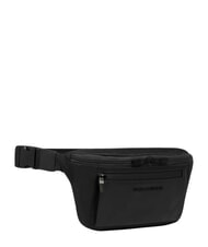 PIQUADRO ORION Borsetă din piele și material textil negru - Borsete de br&acirc;u - 3