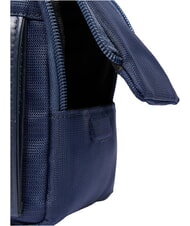 PIQUADRO ORION Trusă de cosmetică din material textil și piele albastru - Truse de toaletă - 3