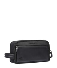 PIQUADRO ORION Trusă de cosmetică din material textil și piele negru - Truse de toaletă - 3