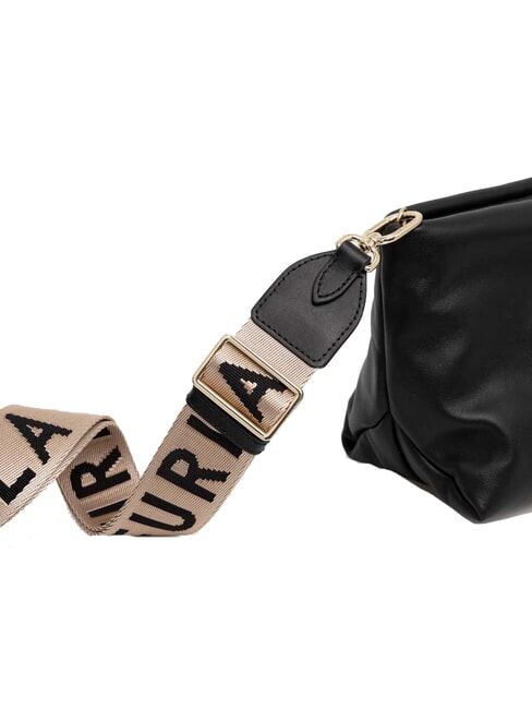 CAMPIONARIO - FIONA Curea de umăr cu logo natural + negru - Accesorii pentru genti