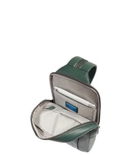 PIQUADRO W137 Rucsac din piele cu un singur umăr VERDE - Rucsacuri pentru laptop - 5