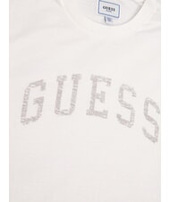 GUESS MARINE LOGO Tricou cu m&acirc;necă scurtă și efect decolorat alb purpuriu - tricou - 2