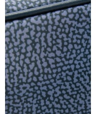 BORBONESE CAMERA CASE SMALL ECO LINE Geantă de umăr mini, din material textil albastru lapislazuli - Genți femei - 3