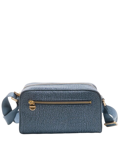 CAMERA CASE SMALL ECO LINE Geantă de umăr mini, din material textil albastru lapislazuli - Genți femei