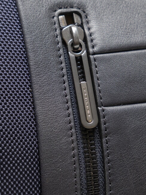 BRIEF Rucsac pentru computer și tabletă de 14 inchi albastru/piele - Rucsacuri pentru laptop