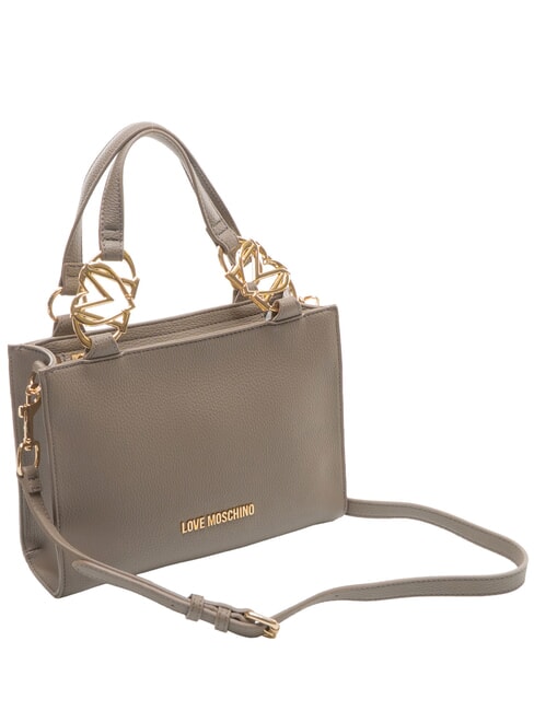 JEWEL Geantă tip servietă cu curea de umăr noroi - Genți femei