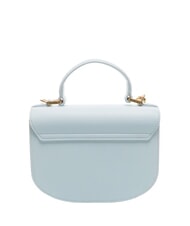 LOVE MOSCHINO HEART TURNLOCK Geantă mini cu curea de umăr albastru deschis - Genți femei - 4