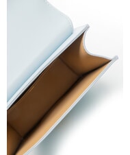 LOVE MOSCHINO HEART TURNLOCK Geantă mini cu curea de umăr albastru deschis - Genți femei - 5