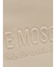 LOVE MOSCHINO SIGNATURE LOVE Geantă de m&acirc;nă cu curea de umăr fildeş - Genți femei - 3