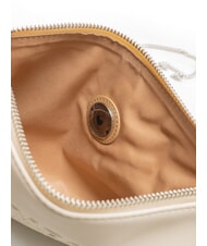 LOVE MOSCHINO SIGNATURE LOVE Geantă de m&acirc;nă cu curea de umăr fildeş - Genți femei - 5