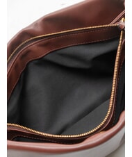 PINKO TRIPLET Geantă de umăr vin de burgundă - aur antic - Genți femei - 5