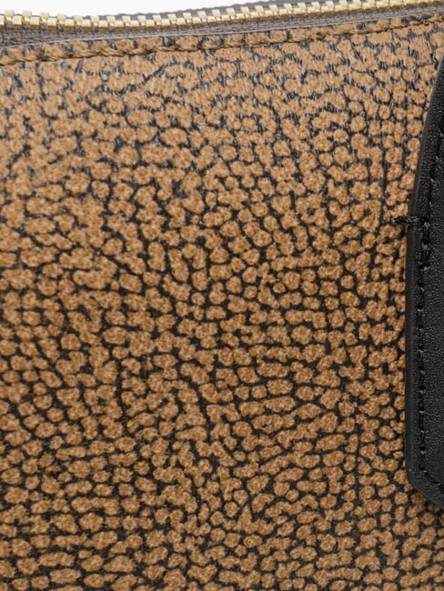 GEMINI Geantă de m&acirc;nă, cu curea de umăr natural op / negru - Genți femei