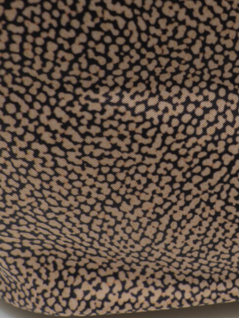 PRIVE Geantă de umăr verticală OP / NATURAL / NEGRU - Genți femei