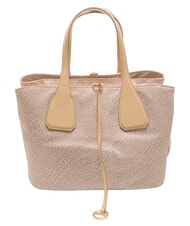 BORBONESE VIS-A-VIS Geantă de m&acirc;nă cu curea de umăr nisip - Genți femei - 4