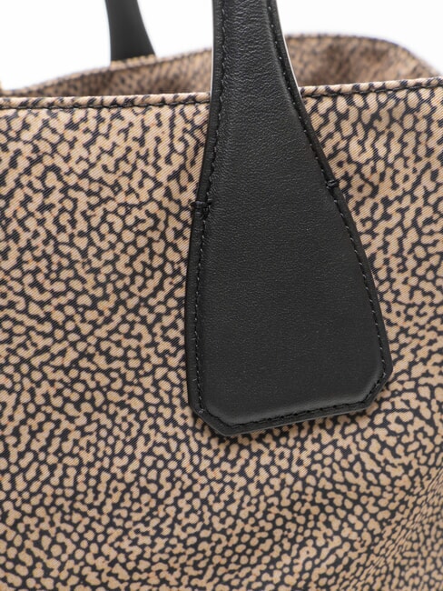 VIS-A-VIS Sacoșă de cumpărături OP / NATURAL / NEGRU - Genți femei