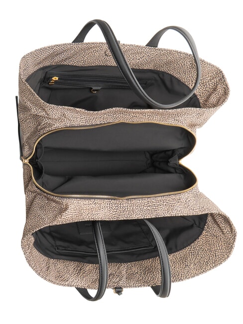 VIS-A-VIS Sacoșă de cumpărături OP / NATURAL / NEGRU - Genți femei